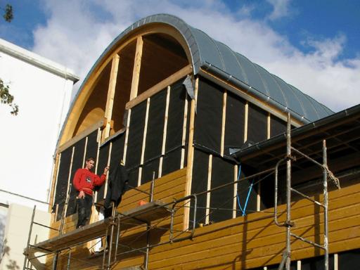 Maison contemporaine  COLOMBES - bardage de mlze